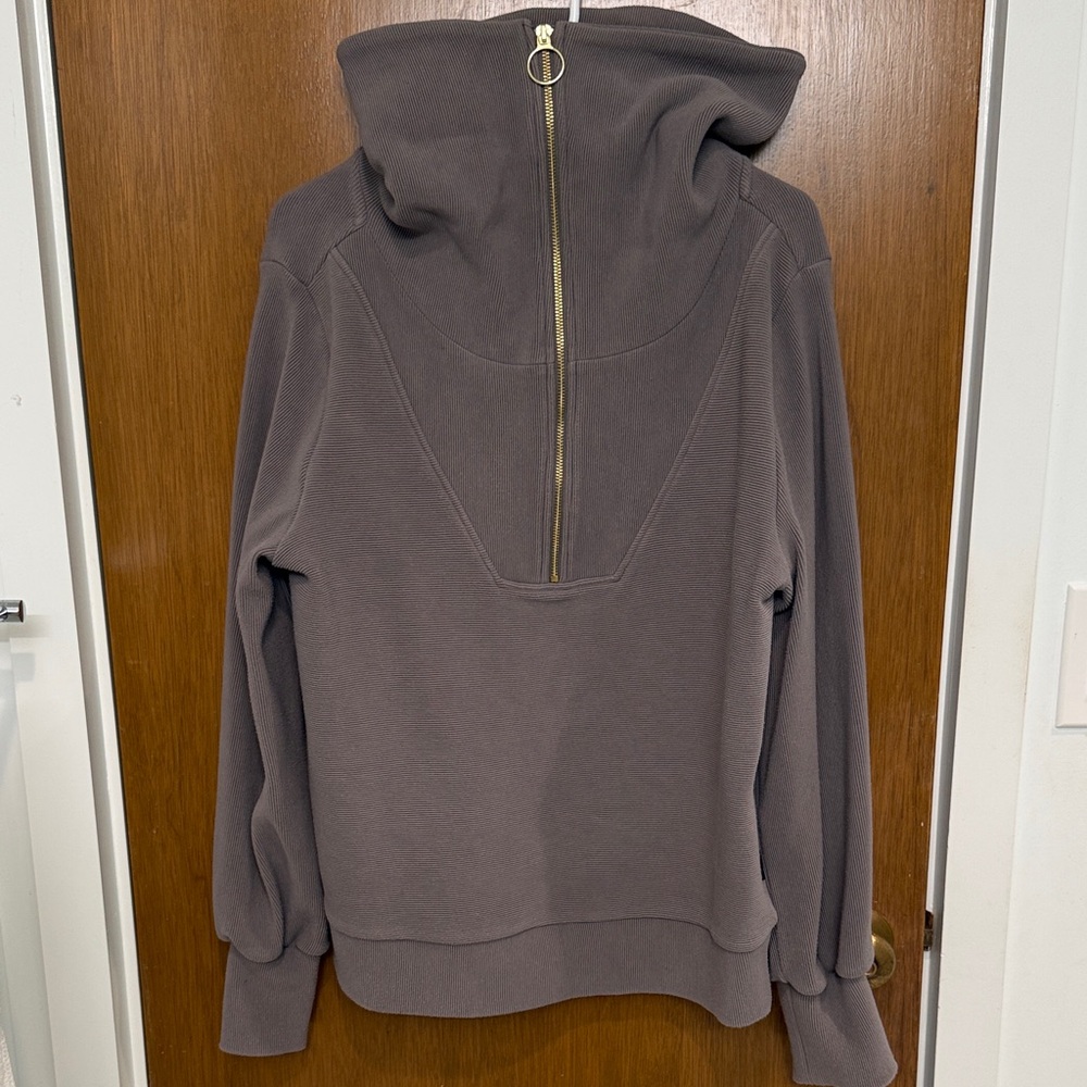 Varley Vine Ottoman High-Neck Half-Zip Pullover